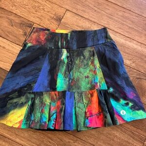 Dona Jo Multicolor, pleated tennis skirt, Small